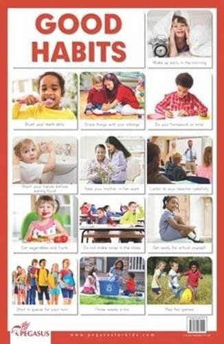 Good Habits Thick Laminated Primary Chart